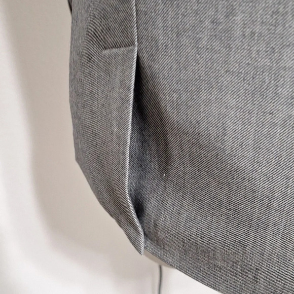 Banana Republic Quiet Luxury NWOT Gray Preppy Careerwear Wool Blazer Jacket Sz 2 - Picture 11 of 13